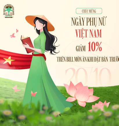 Ưu Đãi 20/10 – Nâng Ly Chúc Mừng Những Đóa Hoa Xinh Đẹp Nhất